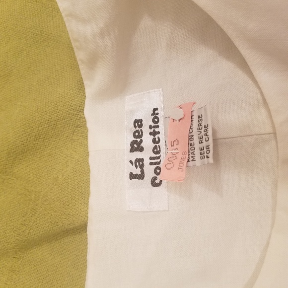 La Rea Collections White Sleeveless Linen Shell - Picture 5 of 6